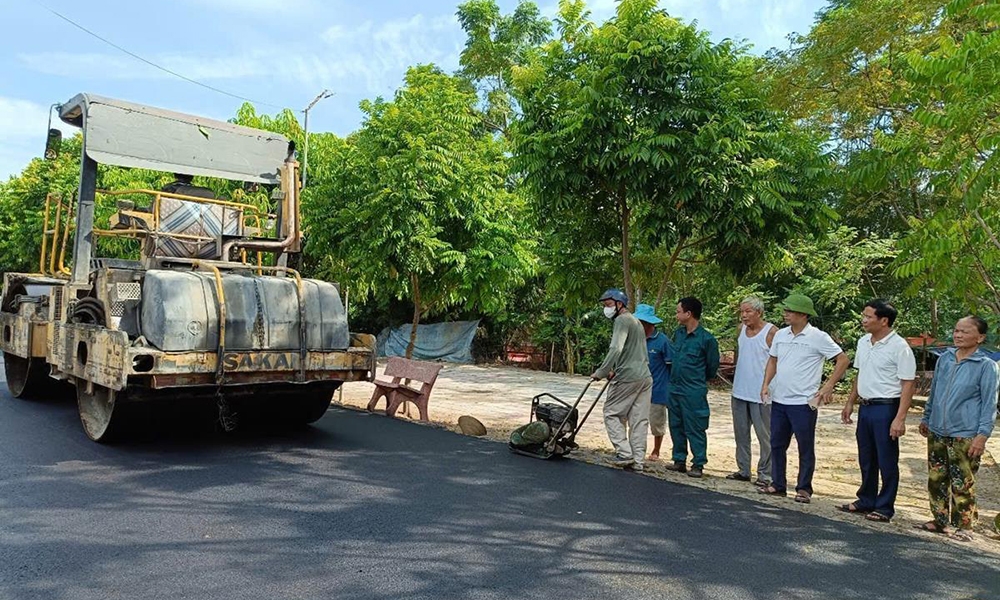 Trung Lương (Hà Tĩnh): Triển khai nhiều công trình xây dựng phường chuẩn đô thị văn minh